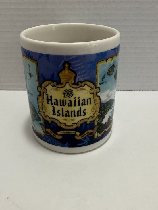 Other - Hawaiian Island Chain Coffee Mug The Islander Group Blue Island Chain Souvenir